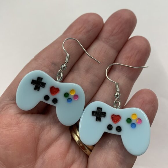 X Box Earrings, Gaming Earrings, Novelty Earrings, Gift Idea, Silly Earr… - Picture 1 of 4